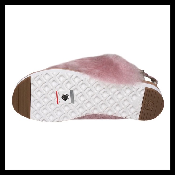 UGG HOLLY SOCH SANDALS PINK New In The Box - Picture 7 of 7